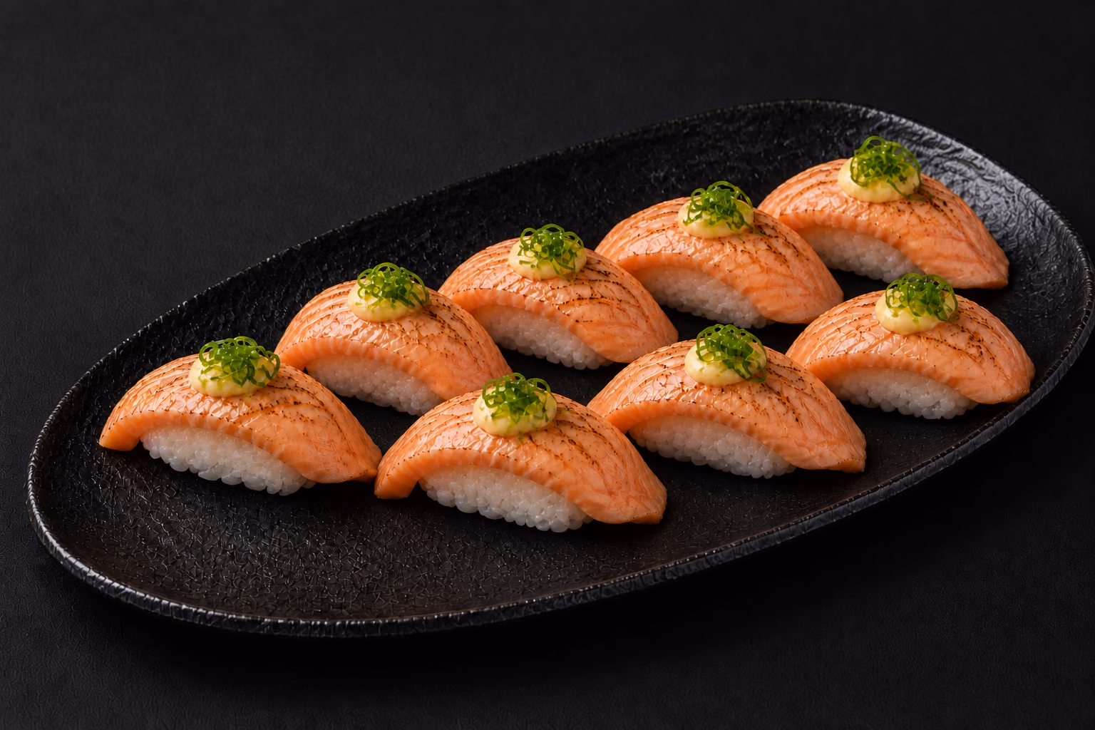 Salmon Aburi